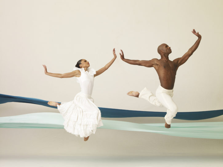 Alvin Ailey Alvin Ailey American Dance Theater's Linda Celeste Sims and Glenn Allen Sims in Alvin Ailey's Revelations Photo by Andrew Eccles